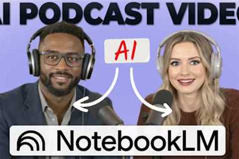 Turn NotebookLM into Podcast Videos Instantly (ZERO Editing!)