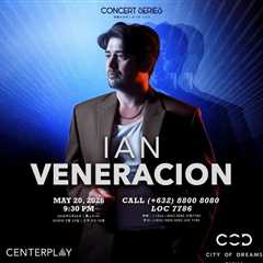 Ian Veneracion makes a swoon-worthy comeback to the live stage at CenterPlay, City of Dreams Manila
