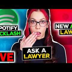 LIVE | Spotify Backlash | New AI Law | Ask A Lawyer | Music Business Podcast