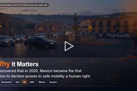 From topes to glorietas: Here's how Mexico keeps the roads safe