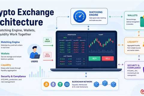 How Crypto Exchange Architecture Works: Order Matching Engine, Wallets, and Liquidity Explained